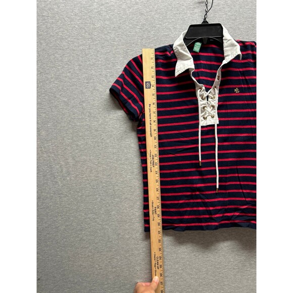 Ralph Lauren Blue with Ted Stripes size M Polo - Picture 11 of 12